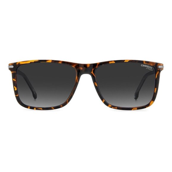 NEW SQUARE CARRERA 298/S 0086 9O MEN SUNGLASSES CARRERA HAVANA GREY EYEWEAR - Picture 2 of 3